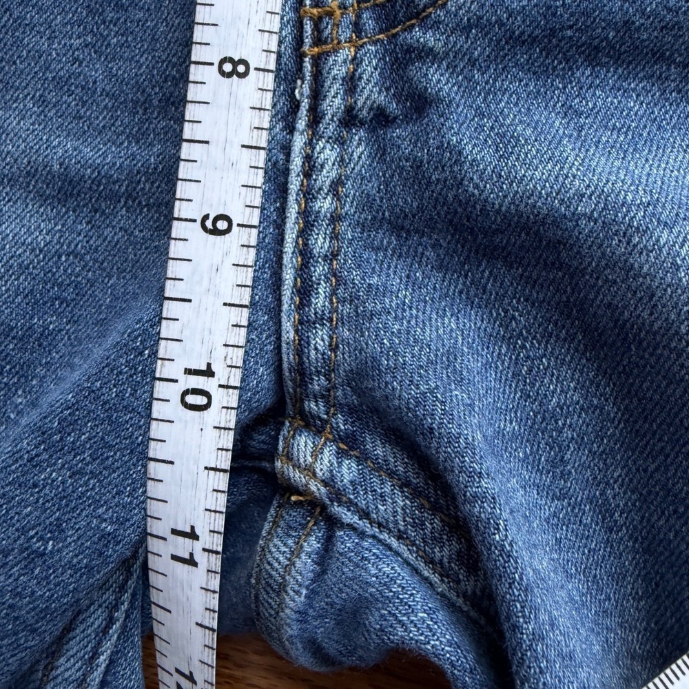 RE/DONE 70s Stove Pipe High Rise Straight Leg Jeans Mid 70s Wash Size 27 - Picture 13 of 16